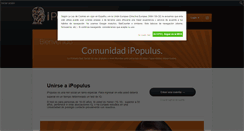 Desktop Screenshot of ipopulus.com