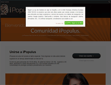 Tablet Screenshot of ipopulus.com